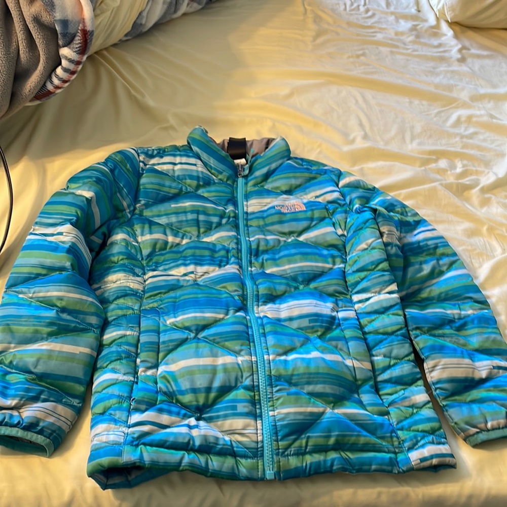 Girls North Face puffer size 14/16.